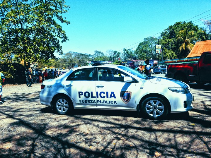 A police car in Costa Rica