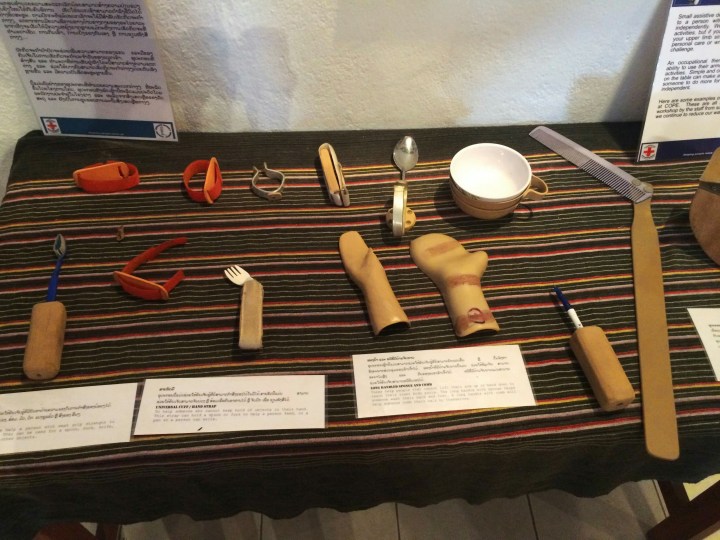 Table displaying prosthetic tools used by COPE