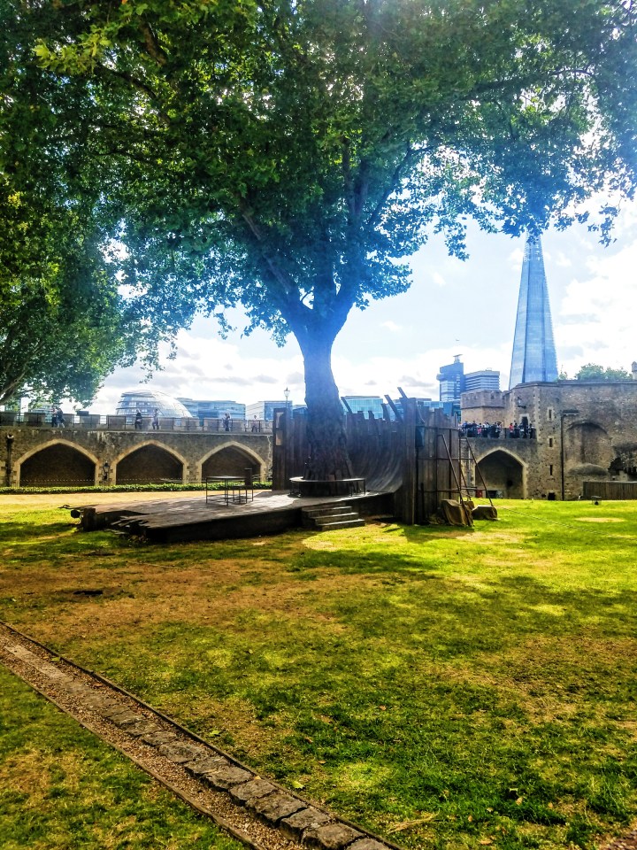 Outside the Tower of London