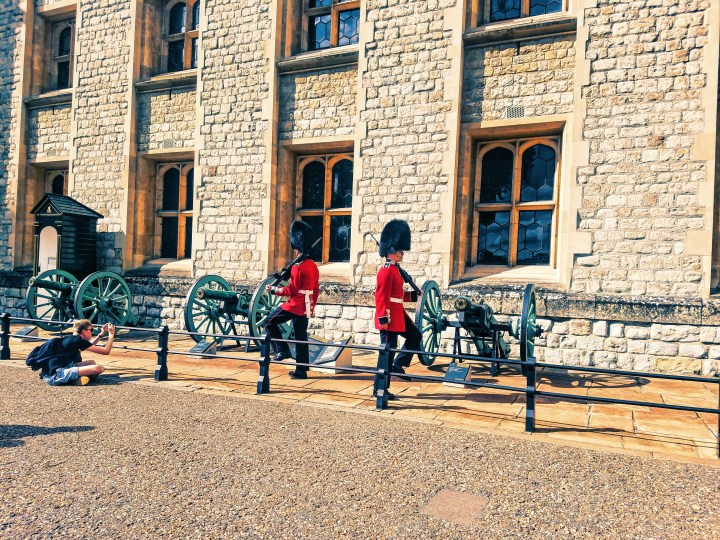 The Tower of London's exterior
