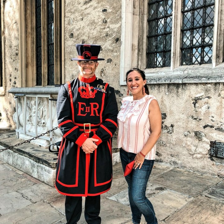 At Tower of London - check it out on your first time in London.