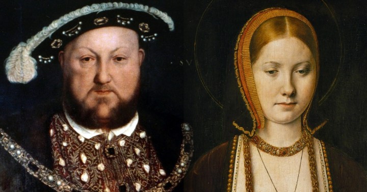 King Henry VIII and his first wife Catherine of Aragon