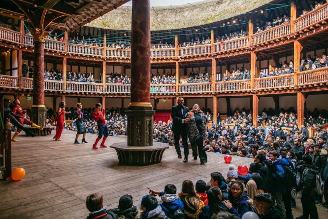 A play at Globe Theater