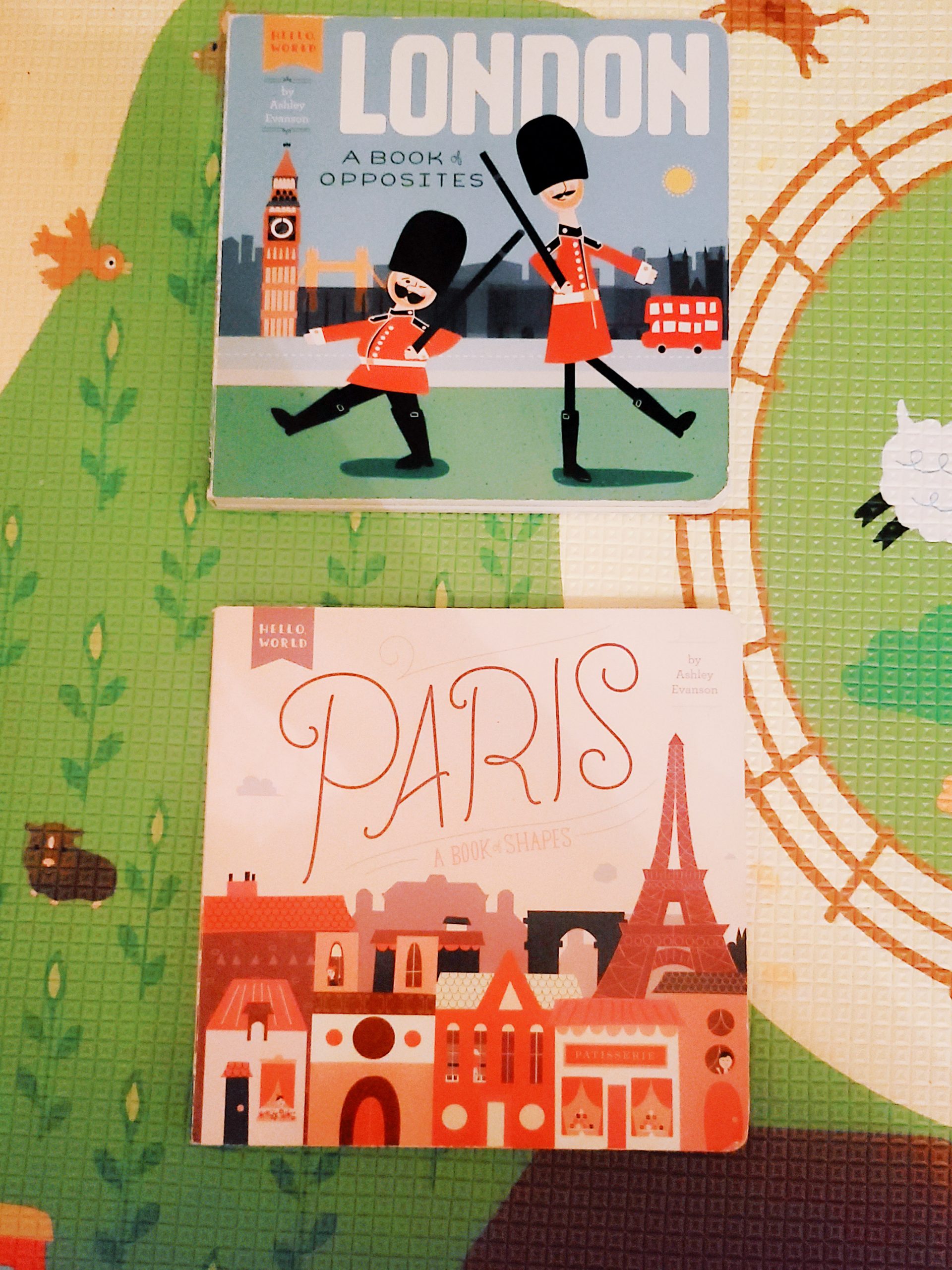 Perfect travel books for toddlers and babies to learn about London and Paris