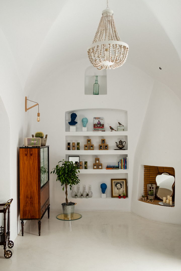 Lovely Interior Design in Satorini