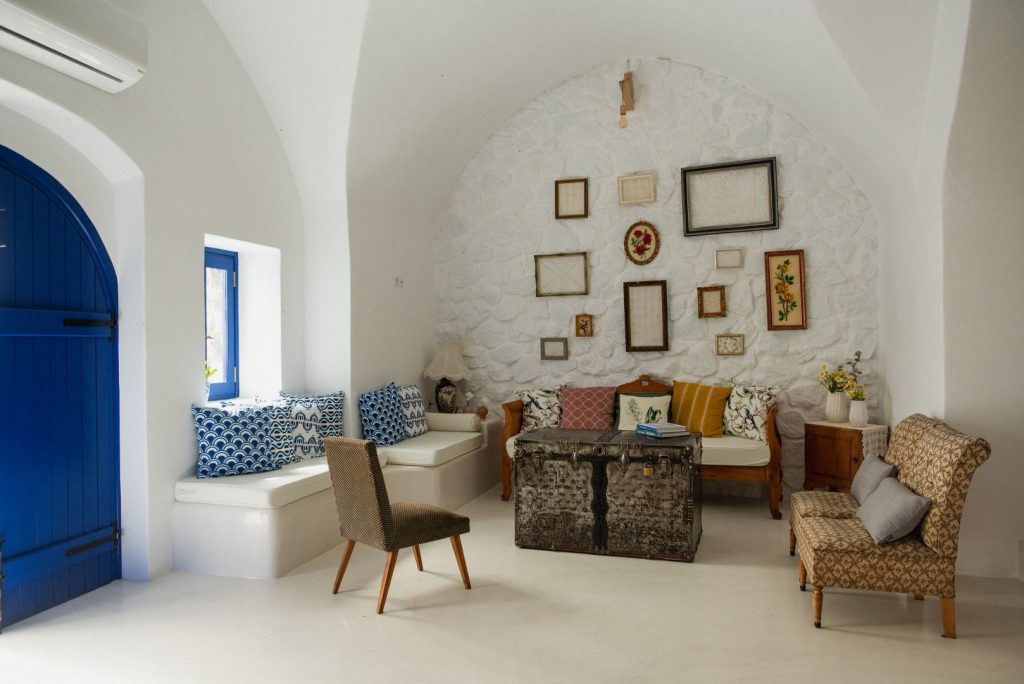 Cozy Greek Living Room