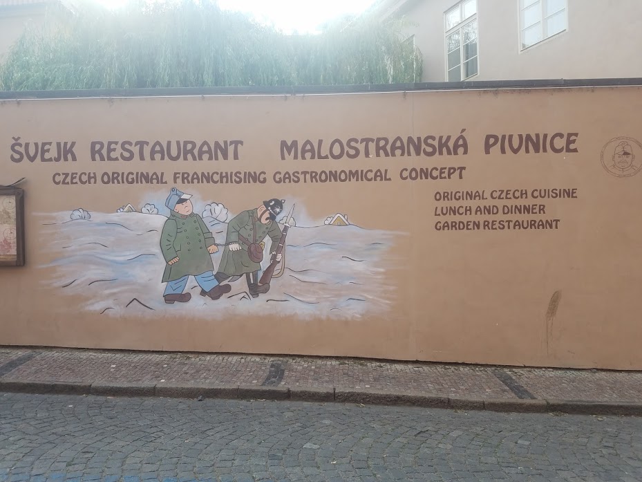 A restaurant serving traditional food in Prague