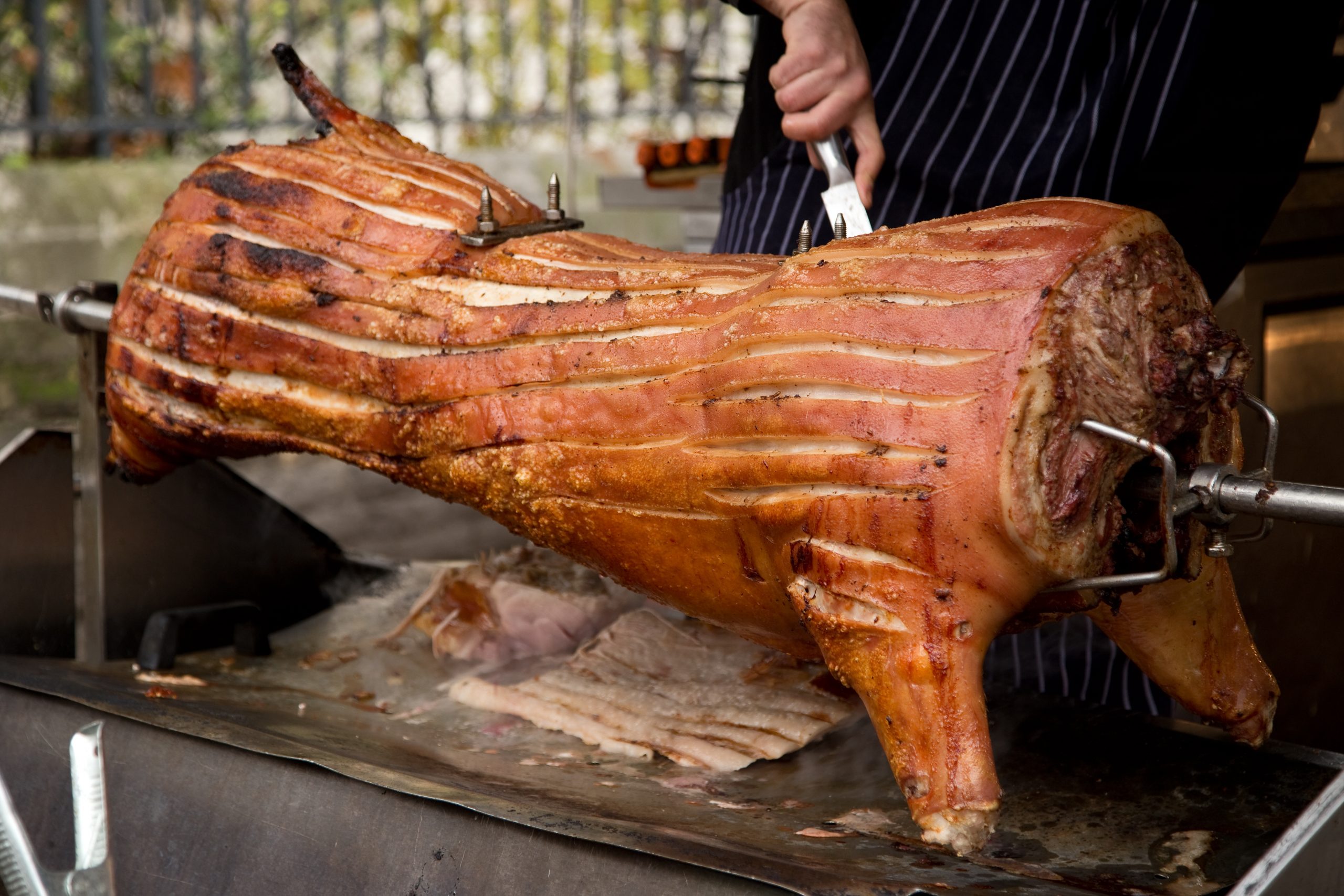 A photo of roasted pork