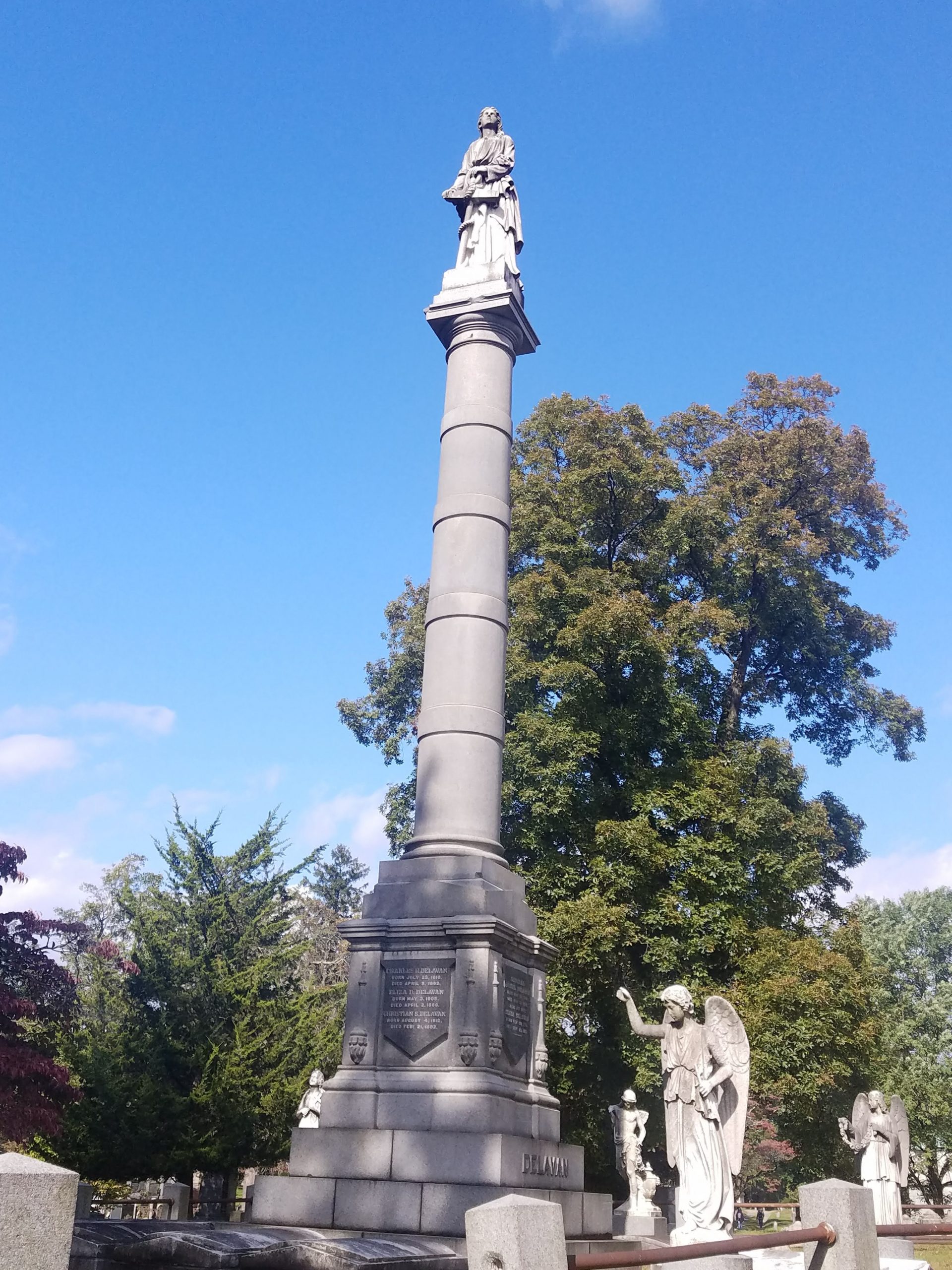 Tombs in the Sleepy Hollow Graveyard