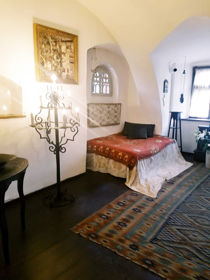A bedroom within Bran Castle