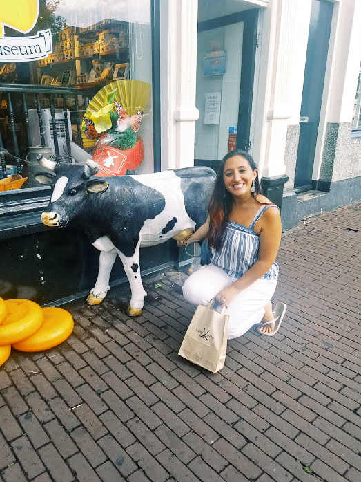Cow statue in The Netherlands