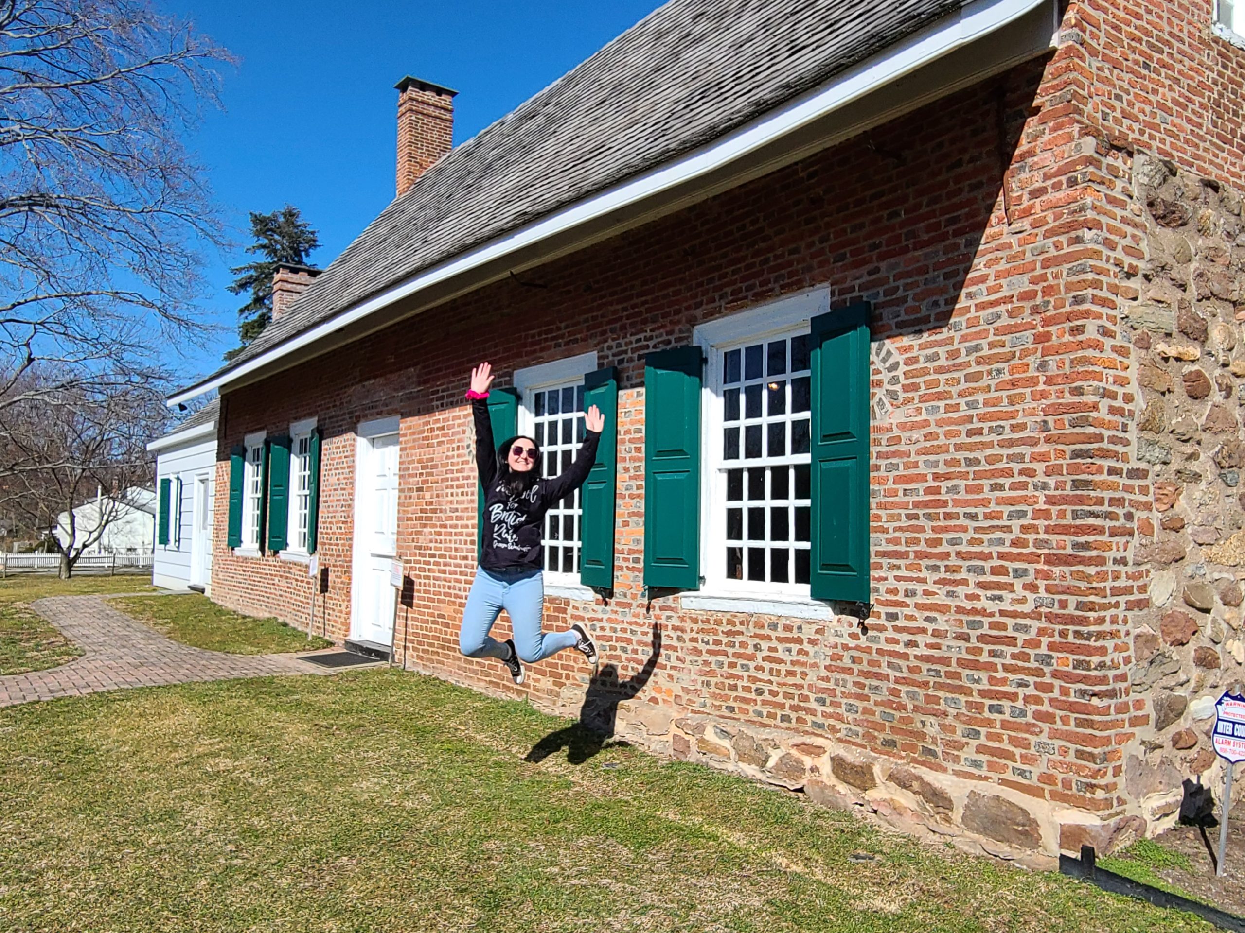 My cousin was also excited to see the DeWint House