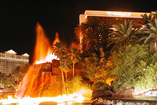You haven't truly lost your Vegas Virginity until you've seen the Volcano Show.