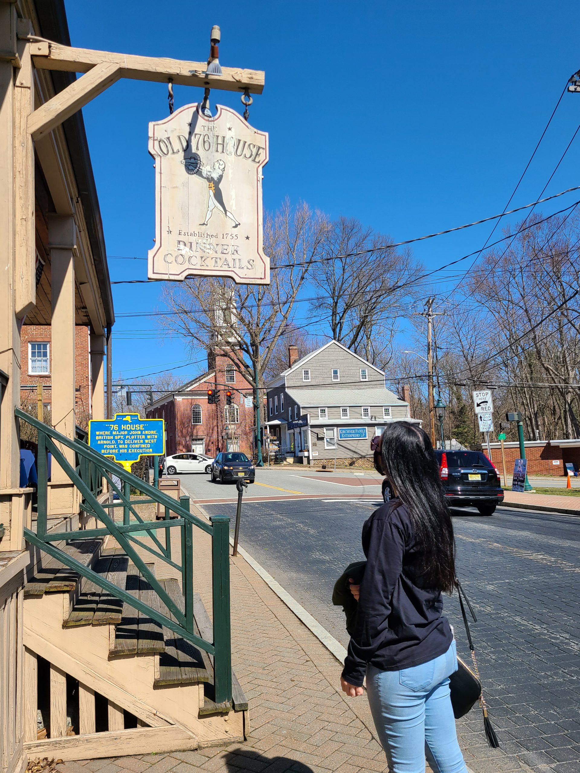 Outside the Old 76 House