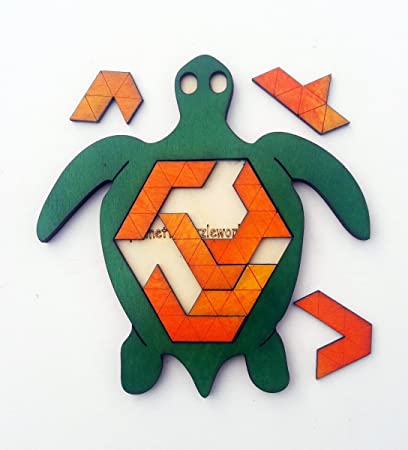 A turtle puzzle by Palmetto Puzzle