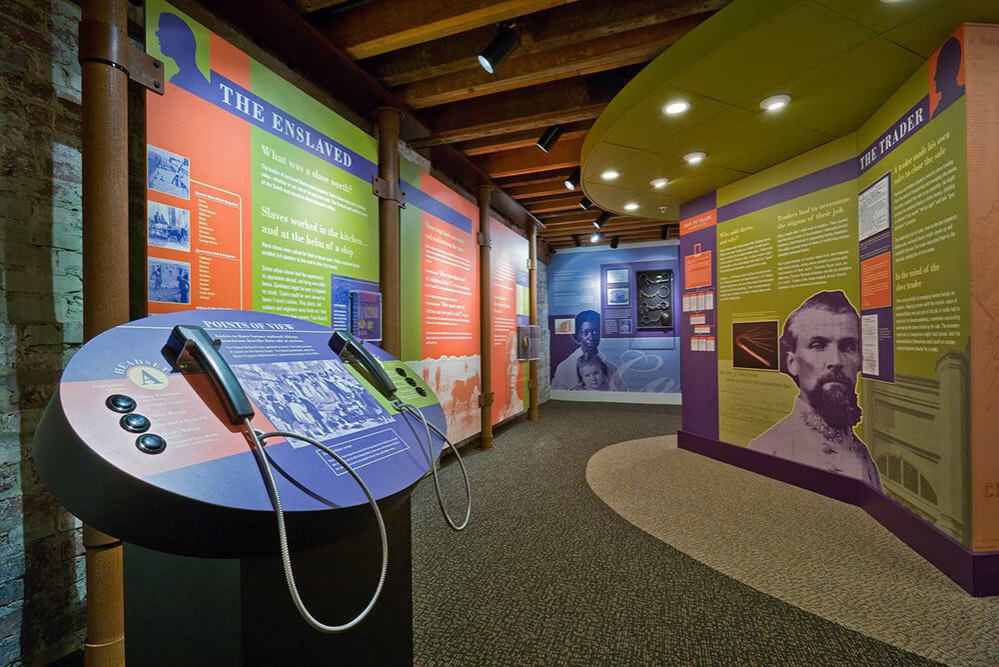 Inside the Old Slave Mart Museum