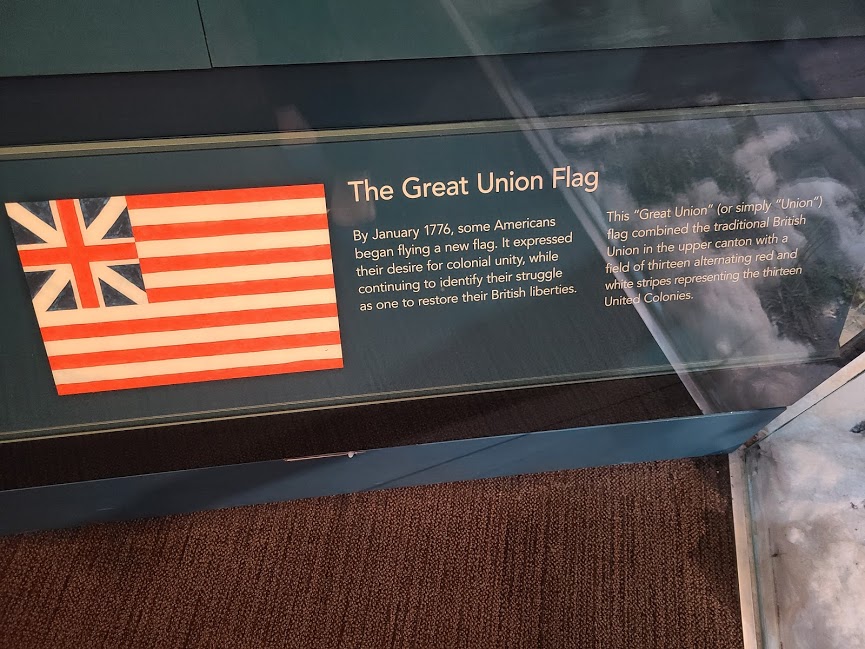 An exhibit in the Museum of the American Revolution