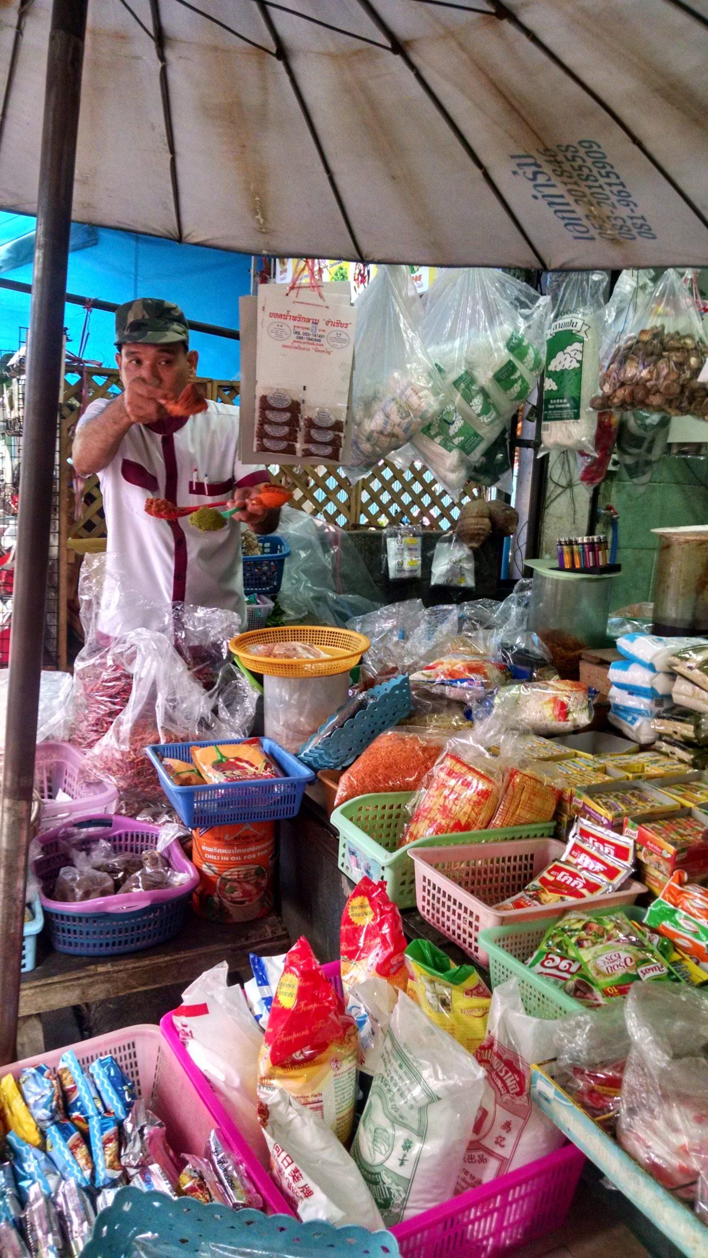 Shopping for ingredients in Chiang Mai