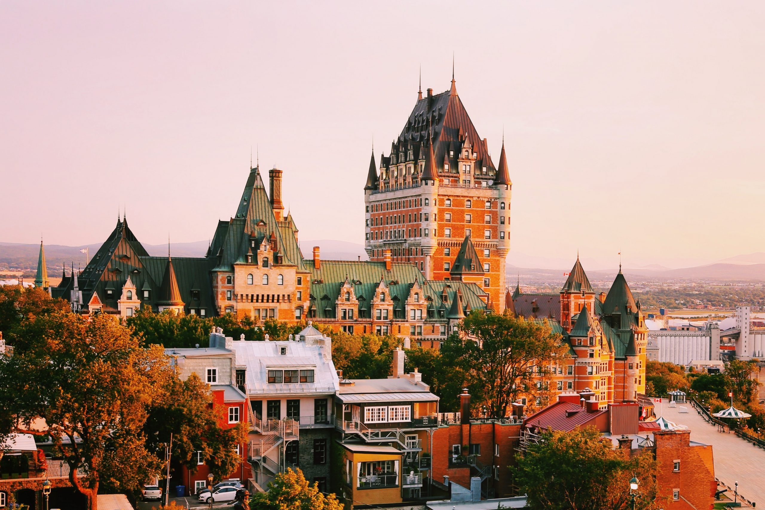 Frontenac Castle in Quebec City