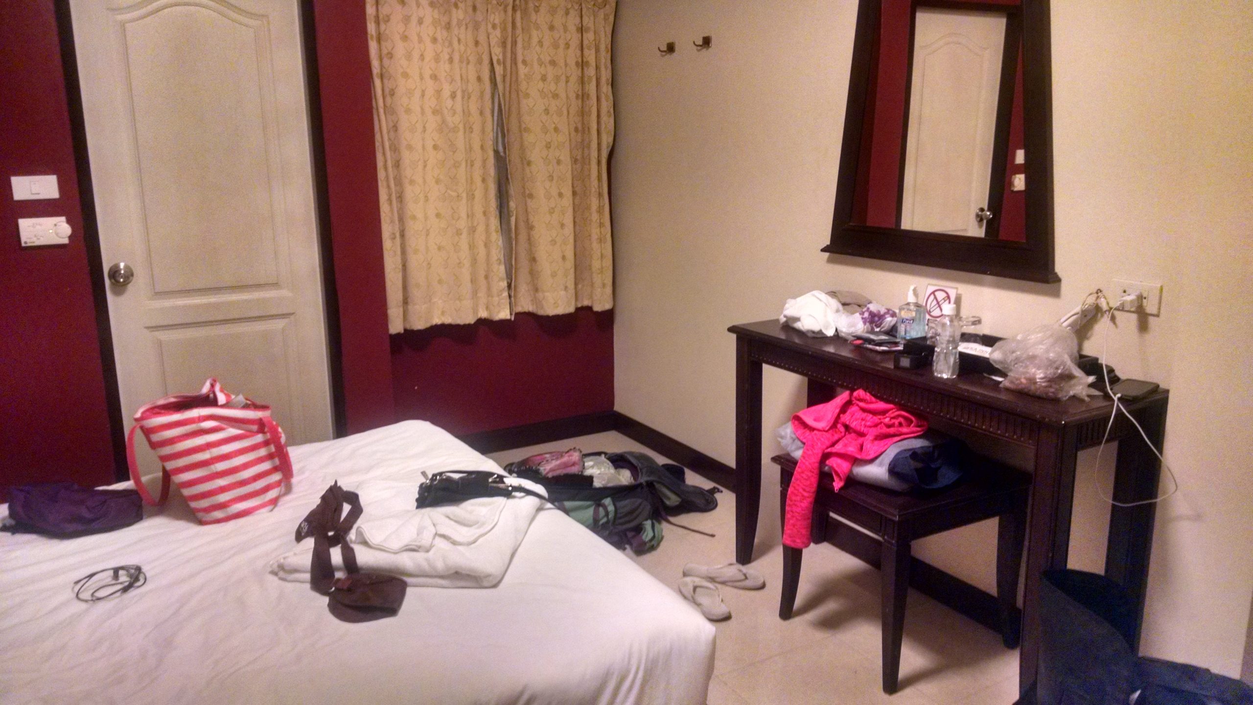 Our cheap room in Bangkok
