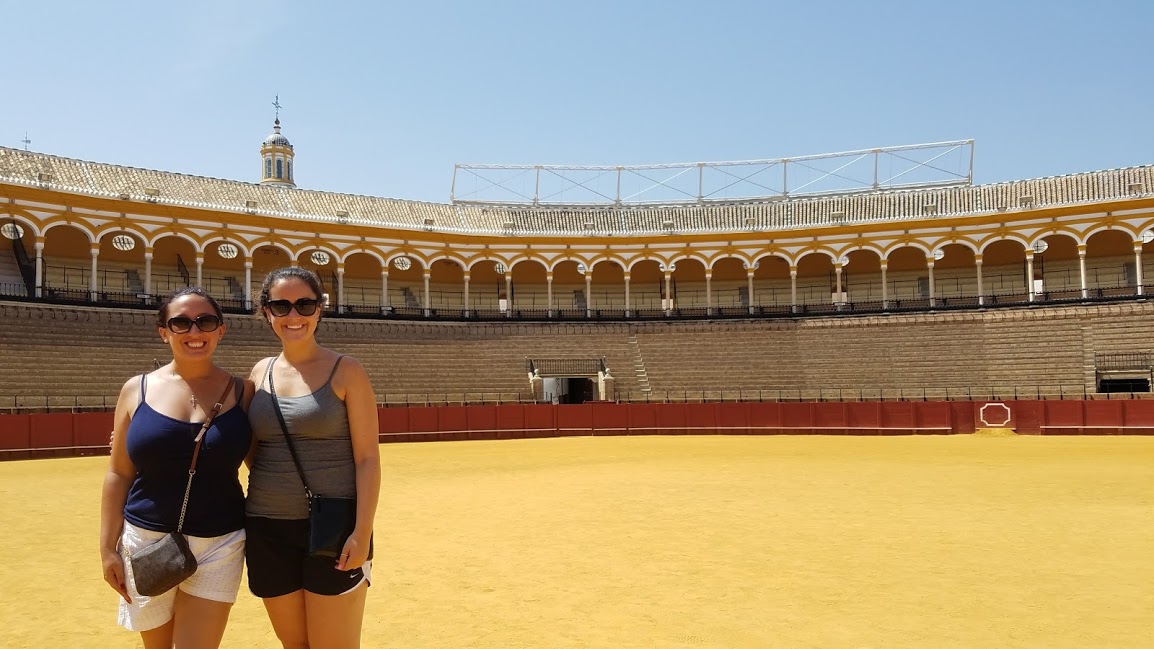 Bullfighting ring in Seville