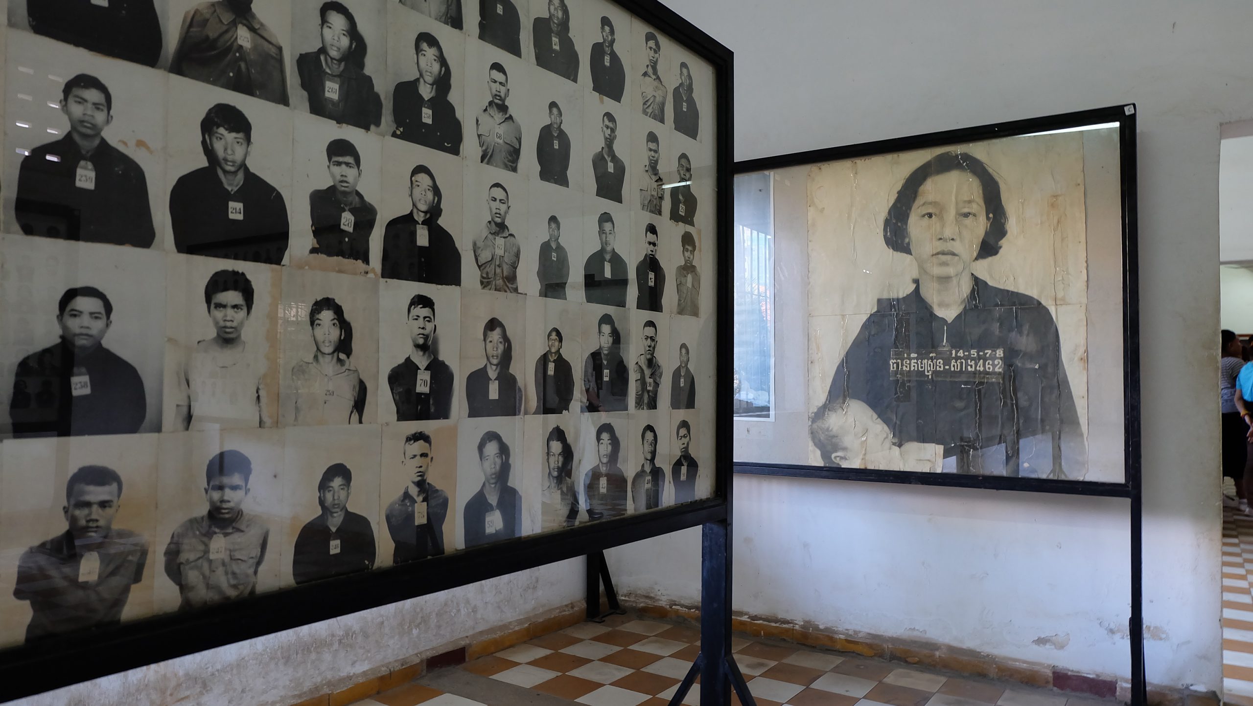 Images of victims of the Cambodian Genocide