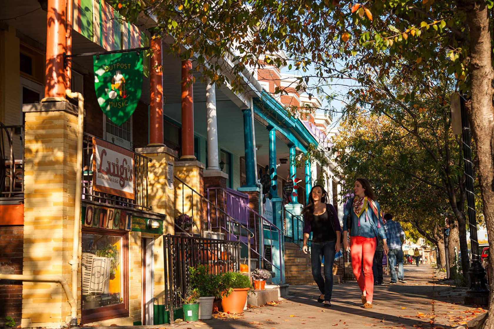 Hampden neighborhood in Baltimore