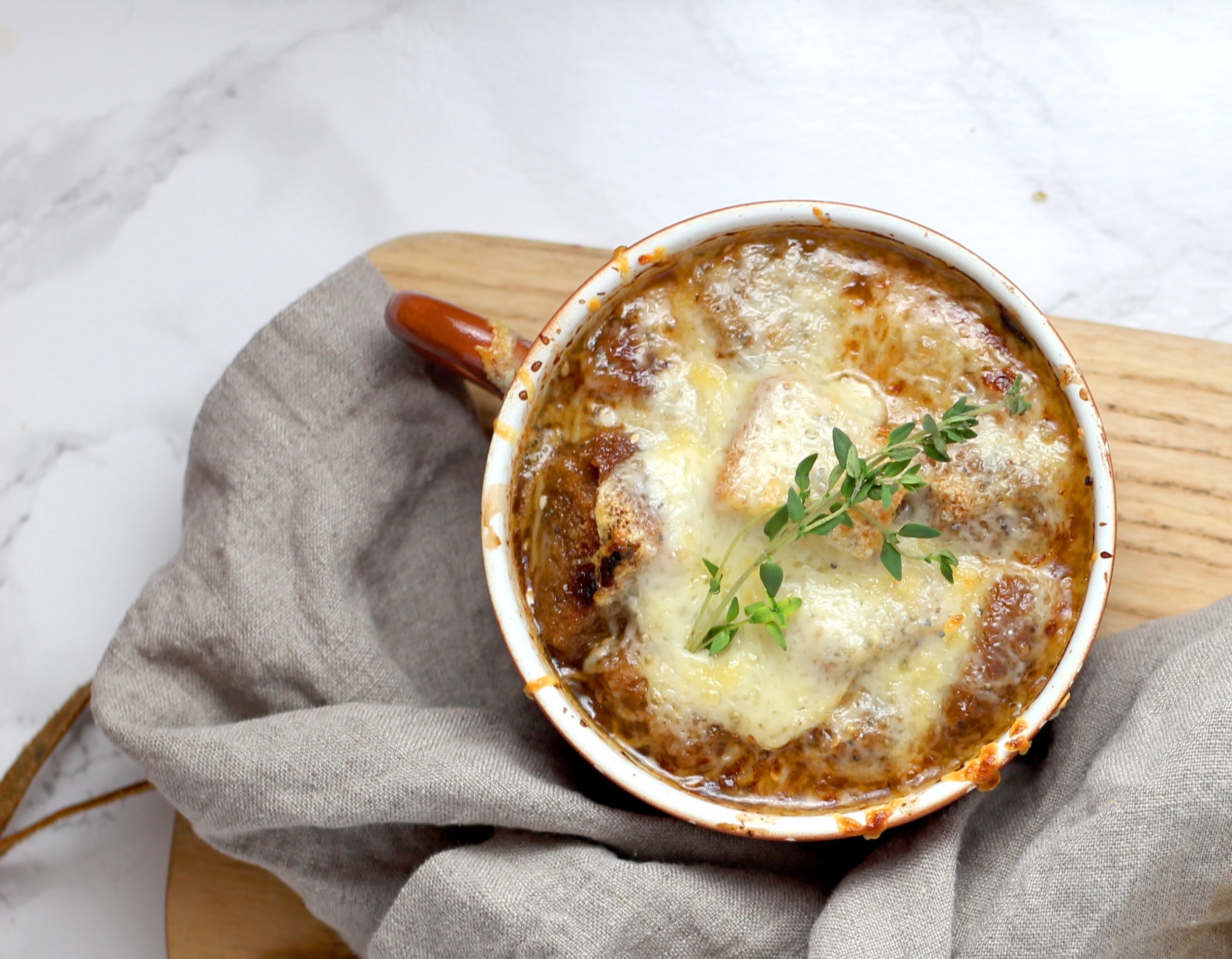 Food in Paris - French onion soup